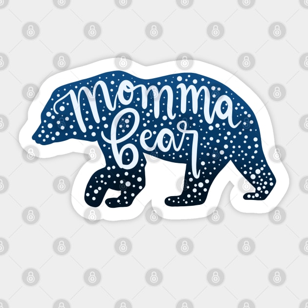 Momma Bear Sticker by NewBranchStudio